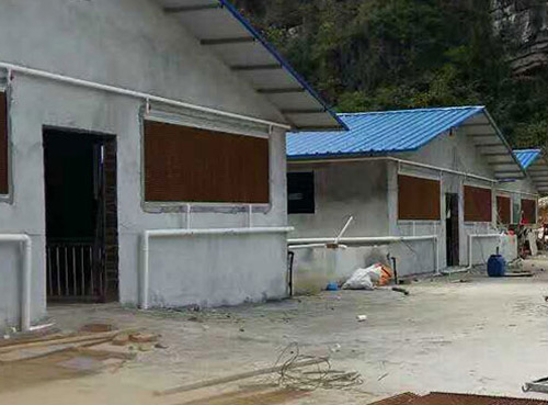 豬廠水簾風(fēng)機(jī)安裝